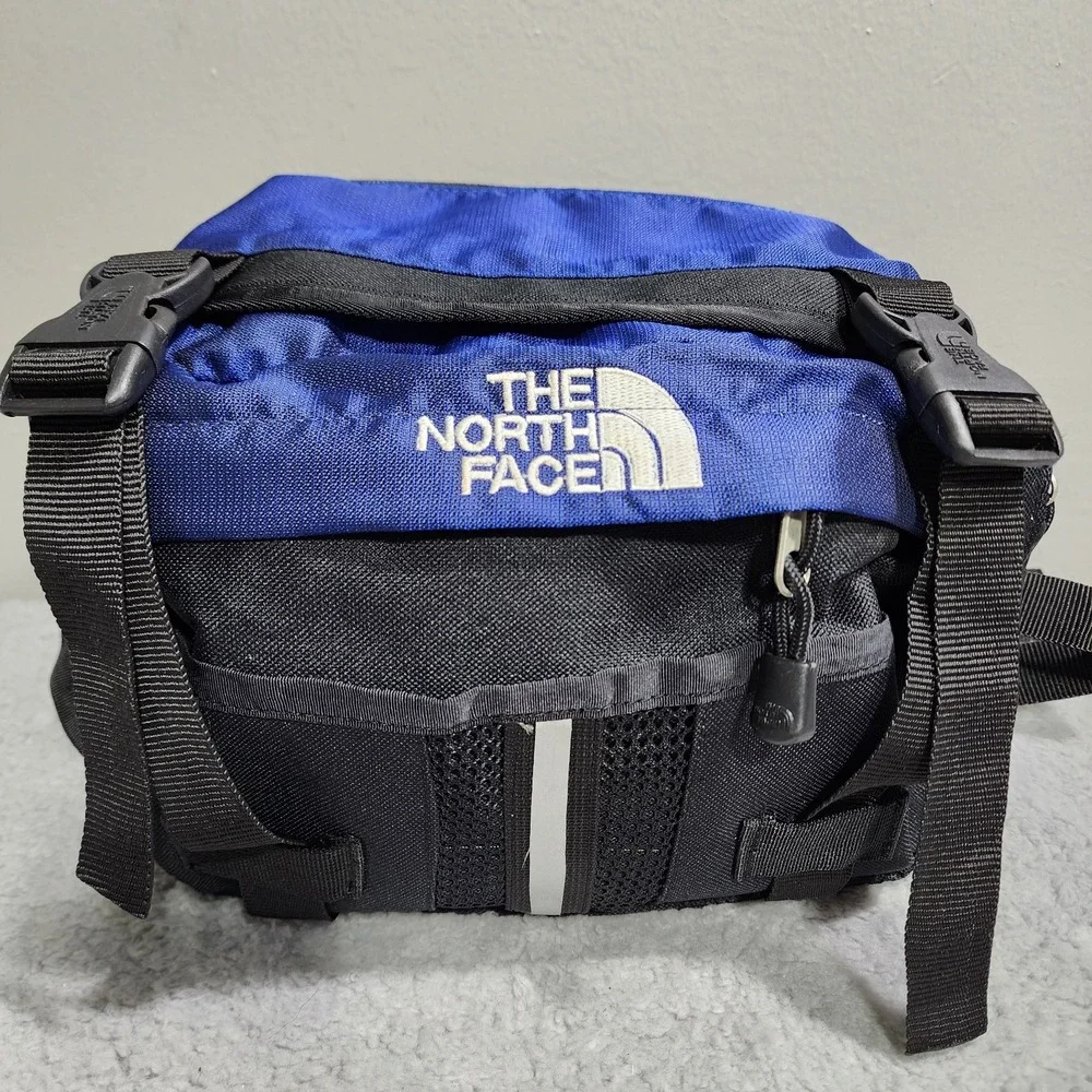 The North Face Fanny‎ Pack Waist Bag Pack Mountain Biker Adjustable Pockets Blue